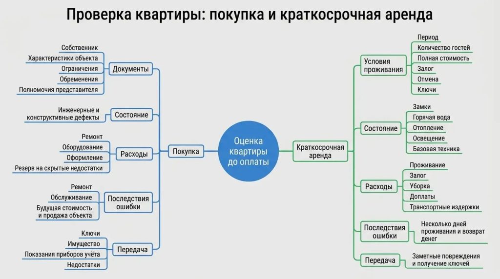 Проверка квартиры: покупка и краткосрочная аренда